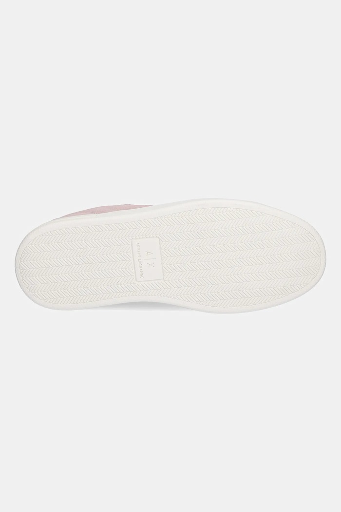 Semišové tenisky Armani Exchange XW001619.AF17445.U4012 ružová