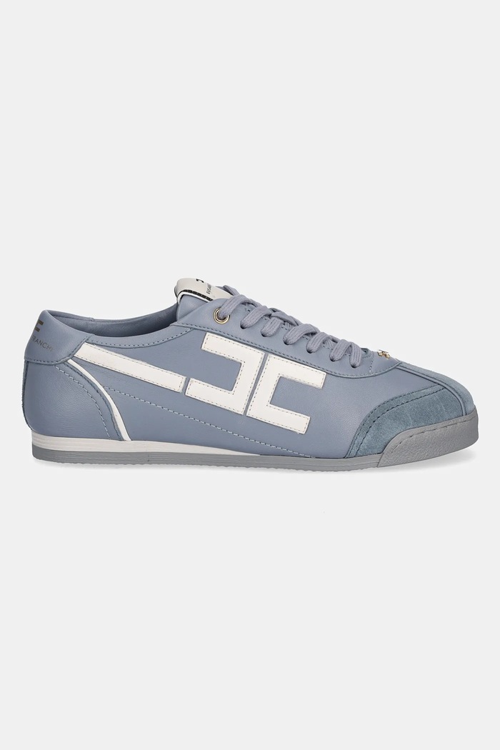Elisabetta Franchi Sneakers din piele SA82G56E2.EF5 albastru AW25