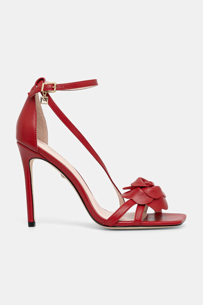 Δερμάτινα πέδιλα Marciano by Guess 5YGZ34.7368A.G5R2 κόκκινο AW25