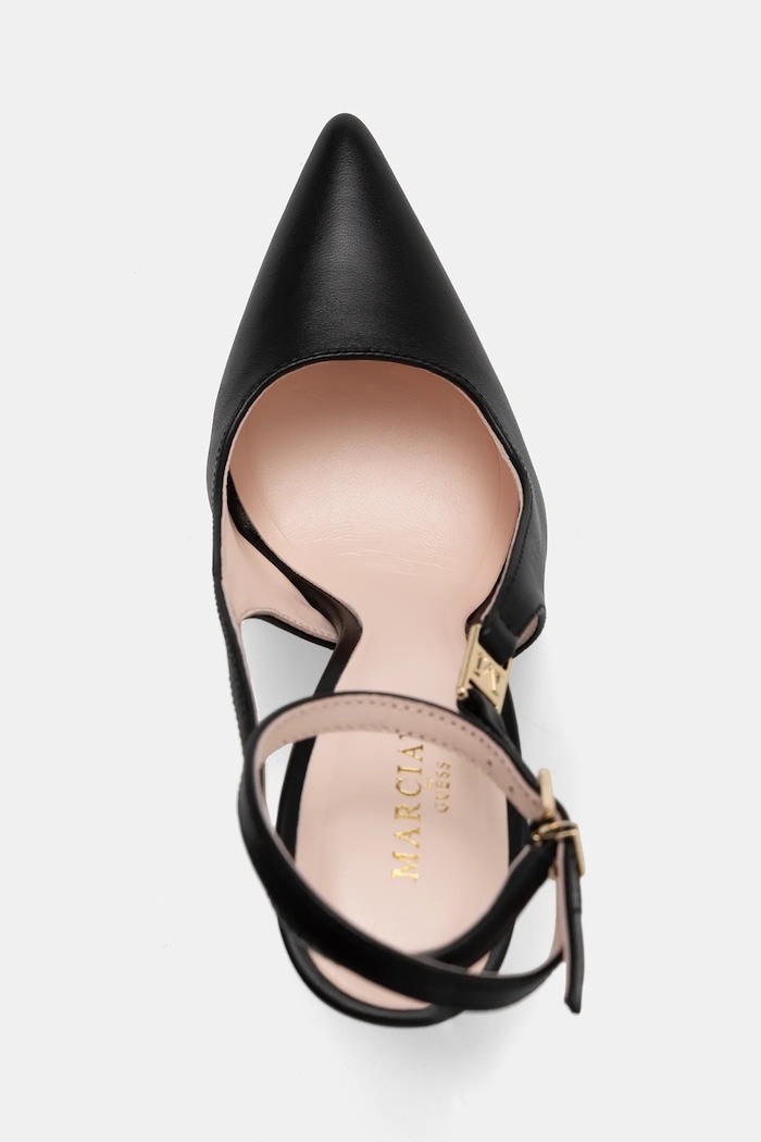 Kožne štikle Marciano by Guess crna 5YGZ37.7368A.JBLK