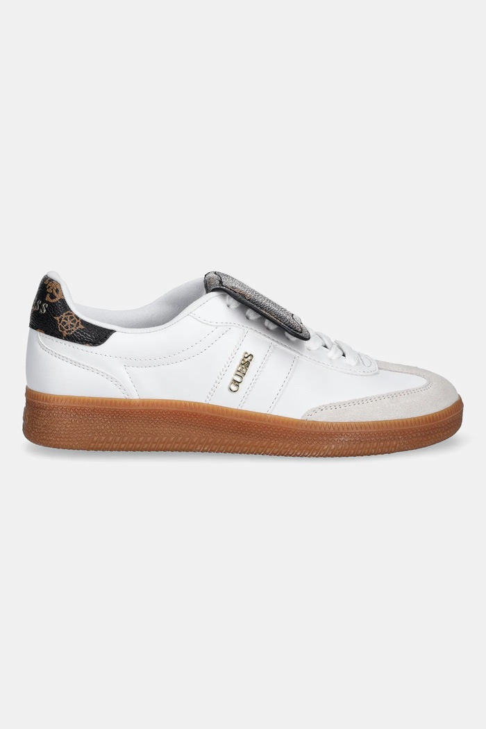Guess sportcipő OLEEZA FLTOLE.ELE12.WHIBR fehér AW25
