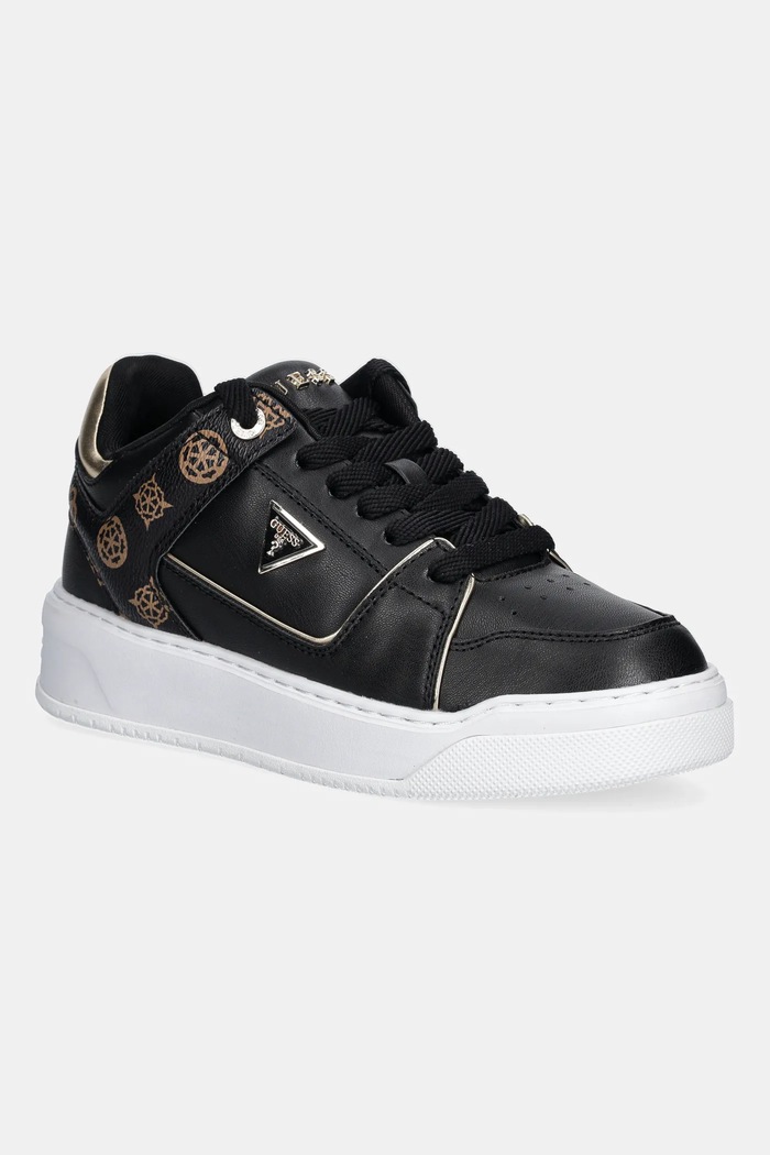 Tenisky Guess DELOVE platforma čierna FLTDEL.FAL12.BLACK