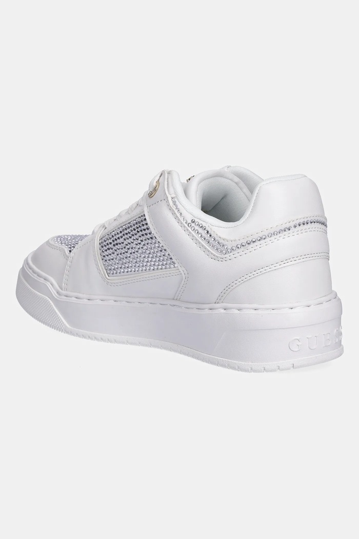 Obuwie Guess sneakersy DELOVE2 FLTDL2.LEA12.WHITE biały