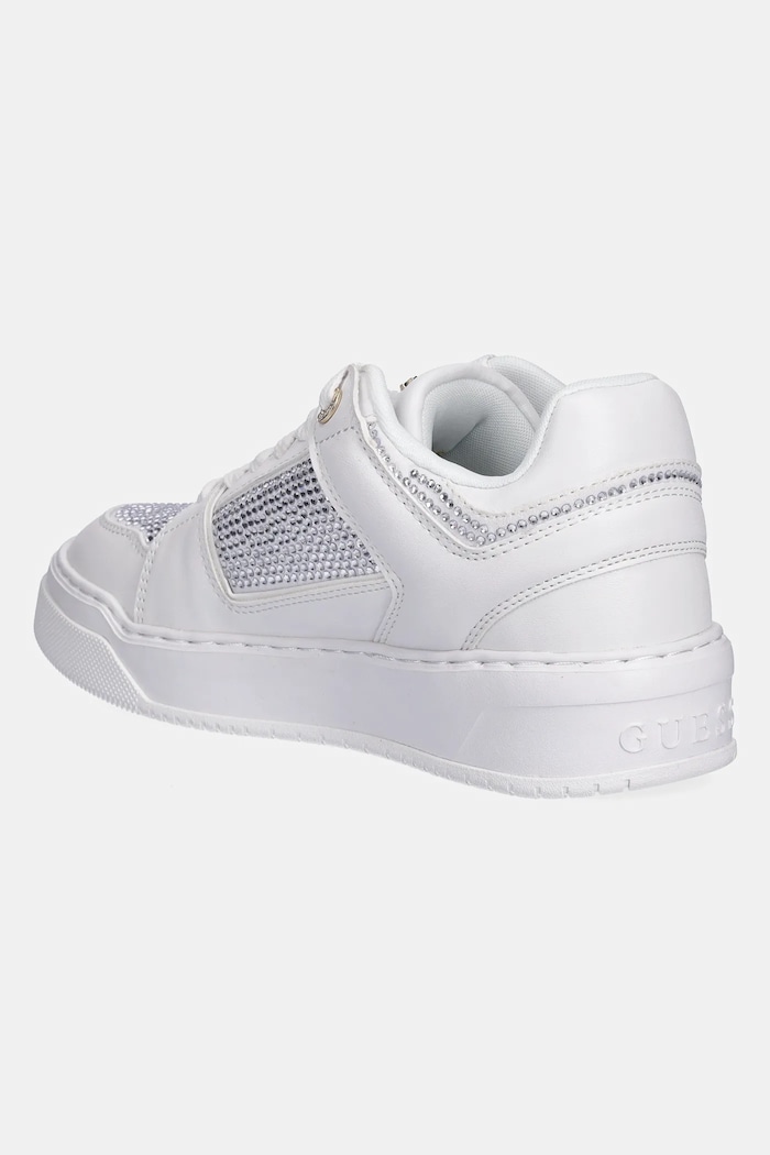Obuwie Guess sneakersy DELOVE2 FLTDL2.LEA12.WHITE biały