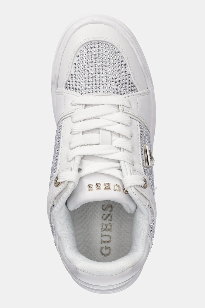 Guess sneakersy DELOVE2 biały FLTDL2.LEA12.WHITE