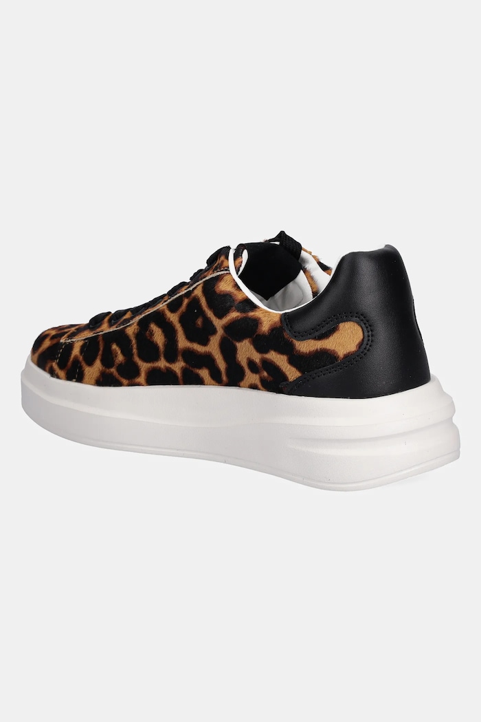 Obutev Usnjene superge Guess ELBINA8 FLTEL8.LEA12.TAN rjava