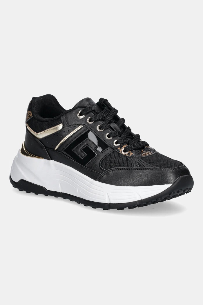 Tenisky Guess FONZI imitace kůže černá FLTFON.FAB12.BLACK
