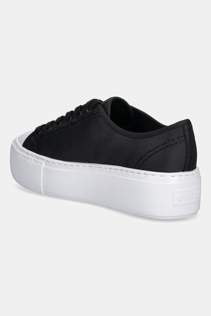 Παπούτσια Πάνινα παπούτσια Guess JOEZI2 FLTJO2.FAB12.BLACK μαύρο