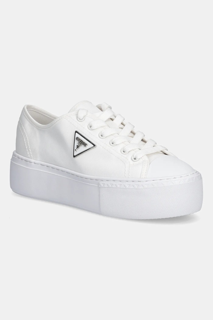 Guess tenisówki JOEZI2 syntetyczny biały FLTJO2.FAB12.WHITE