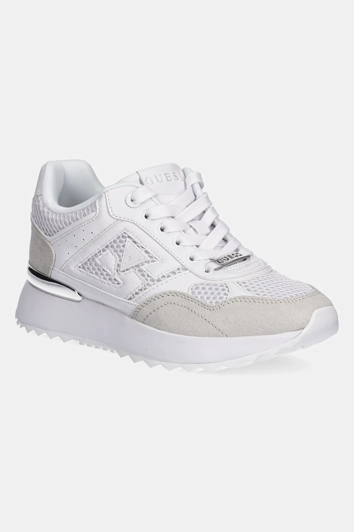 Tenisky Guess KORENZO textilný biela FLTKOR.ELE12.WHITE