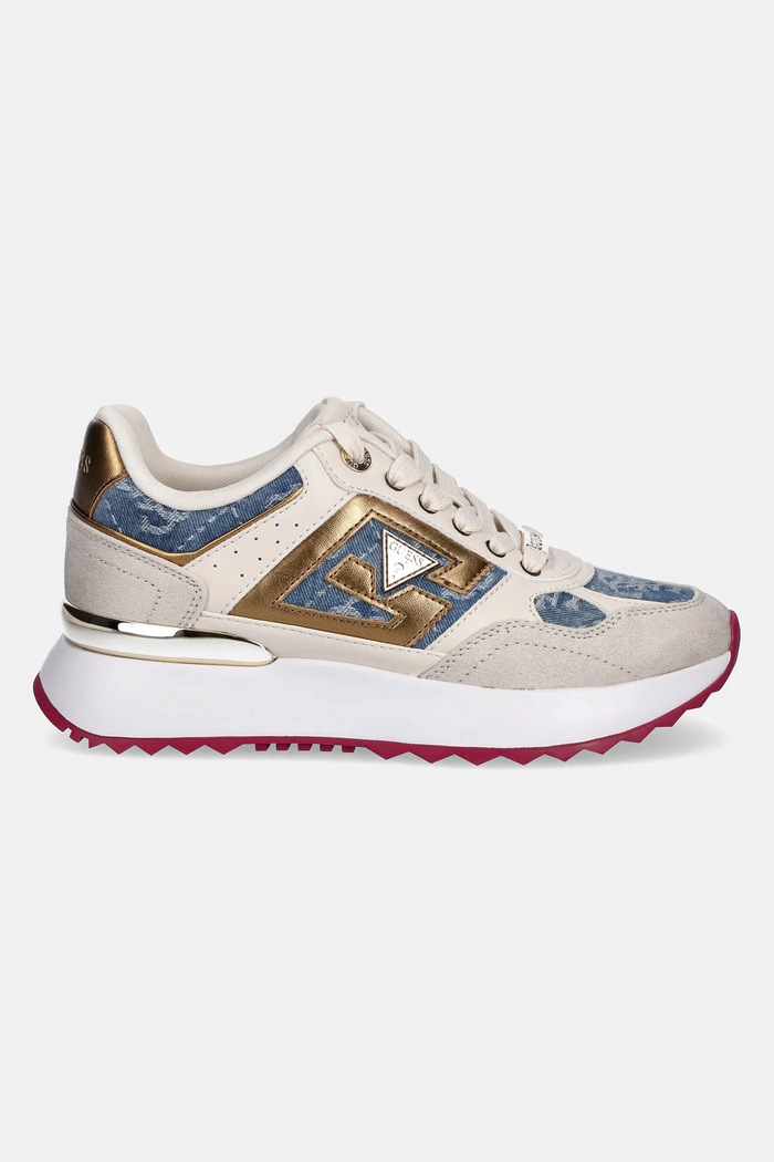 Sneakers Guess KORENZO FLTKOR.FAL12.BLUE μπεζ AW25
