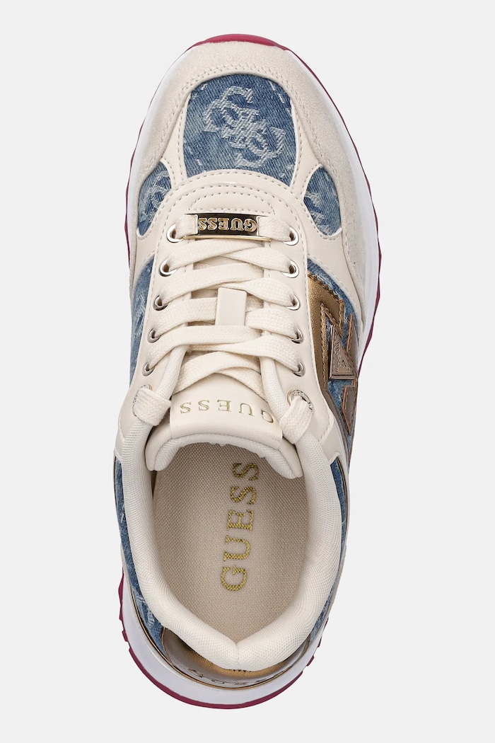 Sneakers Guess KORENZO μπεζ FLTKOR.FAL12.BLUE