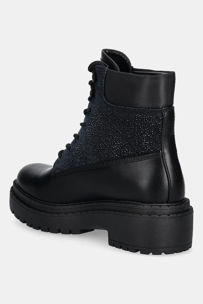 Încălțăminte Guess bocanci LEADSH FLTLDS.DEN10.BLACK negru