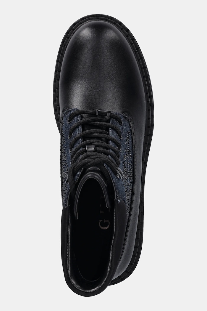 Guess bocanci LEADSH negru FLTLDS.DEN10.BLACK
