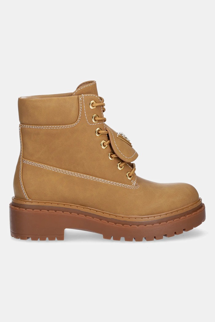 Guess workery LEAVEY FLTLVY.ELE10.TAN brązowy AW25