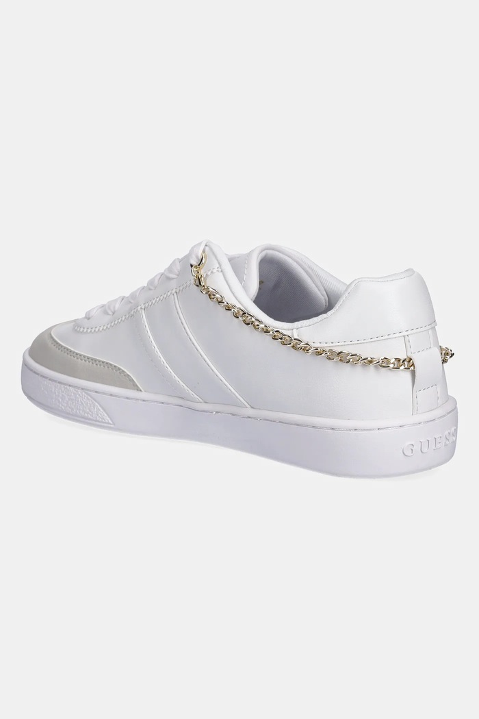 Obuća Tenisice Guess NAOKO FLTNAO.LEA12.WHITE bijela