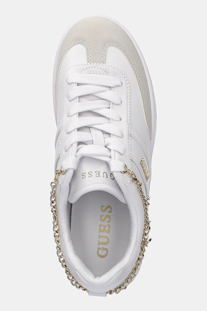 Tenisice Guess NAOKO bijela FLTNAO.LEA12.WHITE