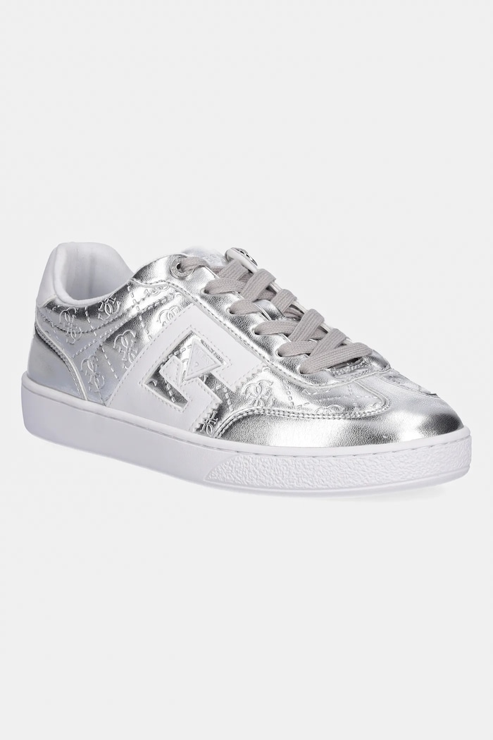 Tenisky Guess NOCHEE2 plochá strieborná FLTNC2.LEL12.SILVE