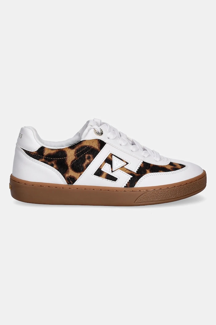 Tenisky Guess NOCHEE2 FLTNC2.PEL12.LEOPA biela AW25