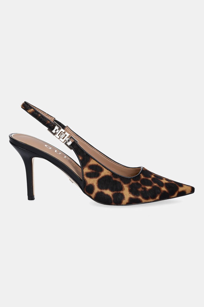 Туфли Guess NASSHALY FLTNSH.LEP05.TAN коричневый AW25