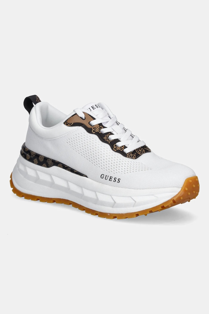 Guess sportcipő RUNIT2 szintetikus fehér FLTRT2.FAB12.WHITE
