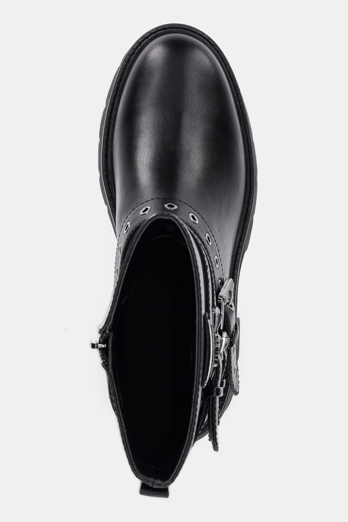 Členkové topánky Guess SALVO čierna FLTSVO.FAL10.BLACK