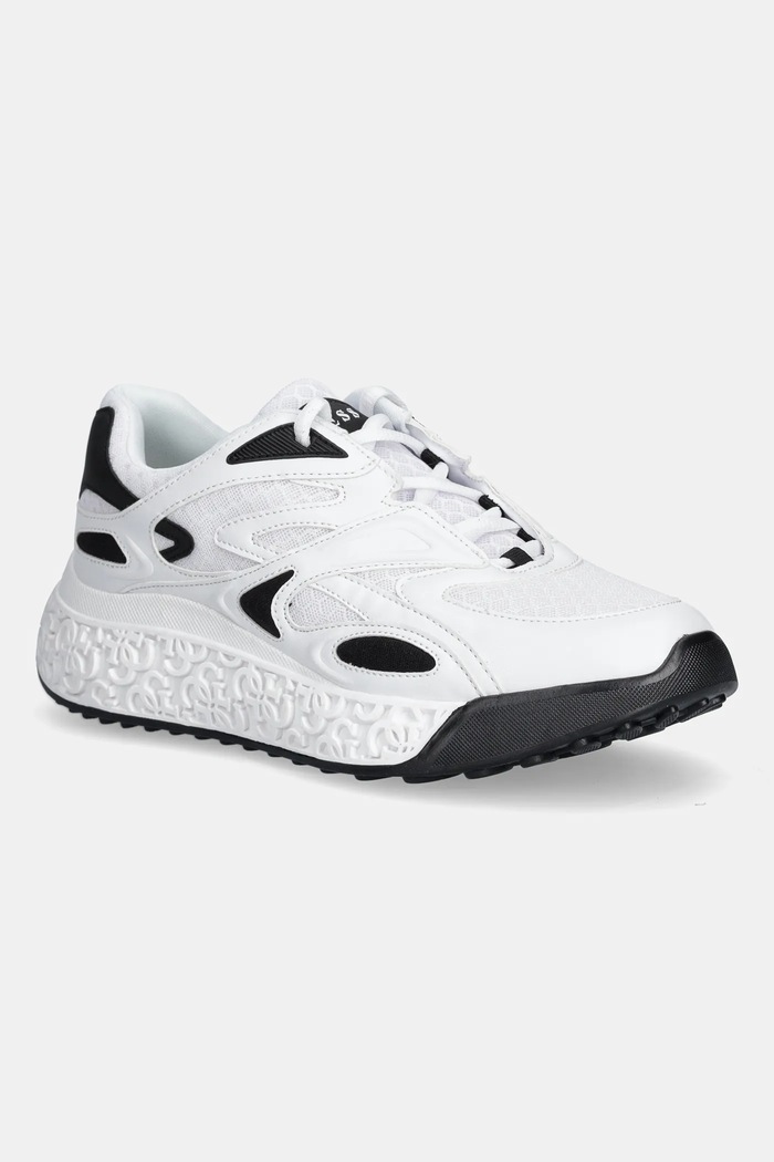 Guess sneakersy SWANIA syntetyczny biały FLTSWA.LEA12.BLKWH
