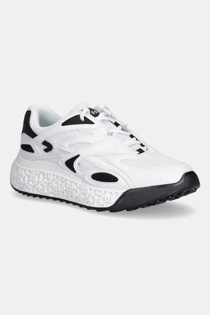 Guess sneakersy SWANIA syntetyczny biały FLTSWA.LEA12.BLKWH