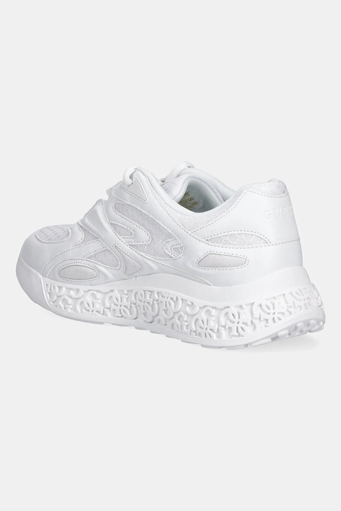 Obutev Superge Guess SWANIA FLTSWA.LEA12.WHITE bela