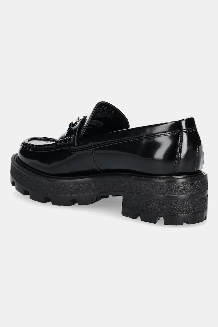 Obuv Mokasíny Guess YANIKA FLTYNK.ELE14.BLACK čierna