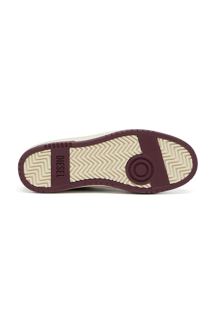 Sneakers din piele S-Tracker-D Low W Diesel burgundia Y03513.P8417.T5086