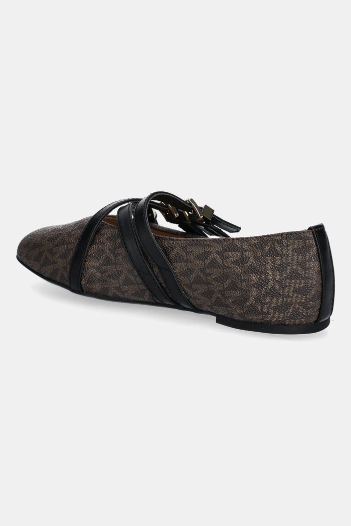 Obuwie MICHAEL Michael Kors baleriny Indy 40T5IDFP1B.007 brązowy