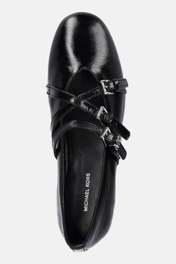 MICHAEL Michael Kors ballerine in pelle Indy nero 40T5IDFP1L.001