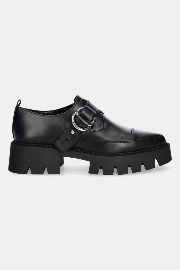 Kožené poltopánky MICHAEL Michael Kors Jaden 40T5JDFP3L.001 čierna AW25
