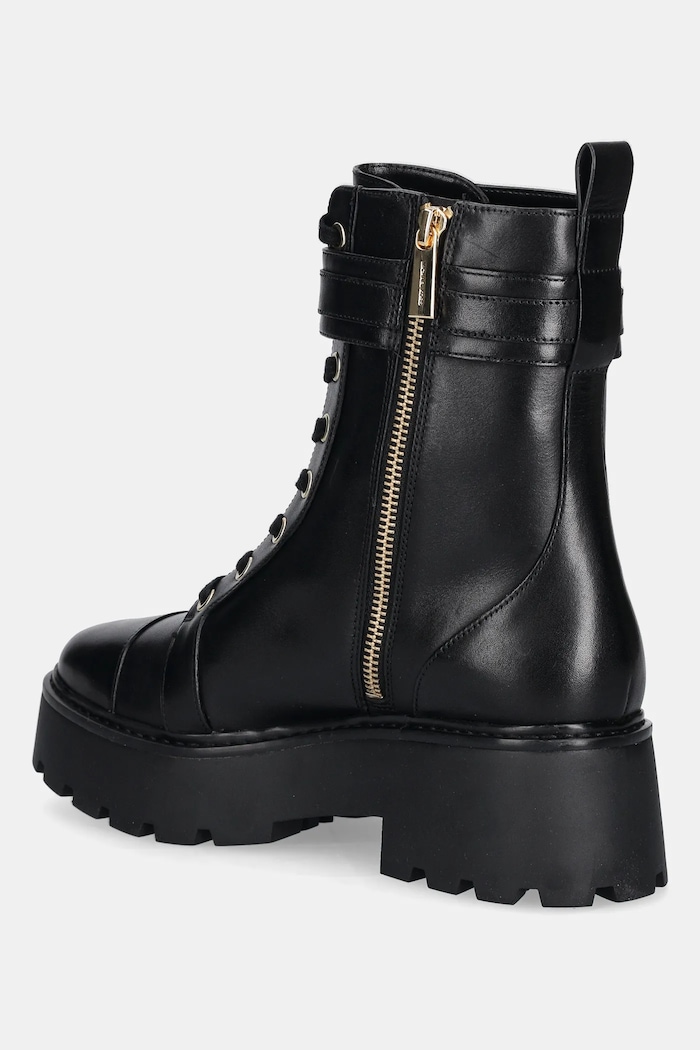 Obutev Usnjeni nizki škornji MICHAEL Michael Kors Mandy 40T5MAFE5L.001 črna