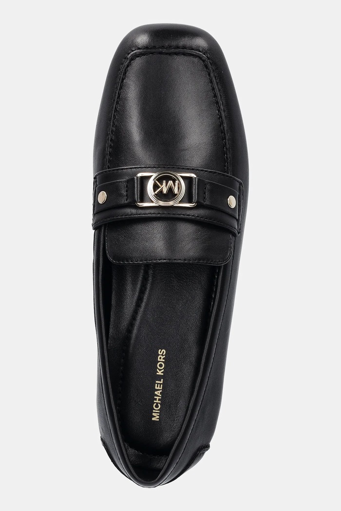 Kožené mokasíny MICHAEL Michael Kors Mandy černá 40T5MAFR1L.001