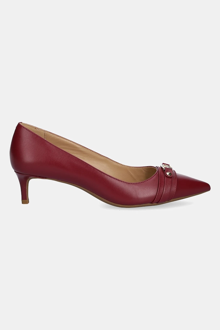 Usnjene visoke pete MICHAEL Michael Kors Mandy 40T5MAMP1L.691 bordo AW25