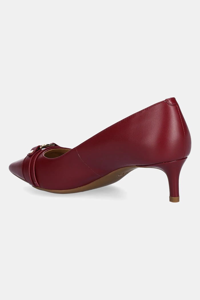 Obutev Usnjene visoke pete MICHAEL Michael Kors Mandy 40T5MAMP1L.691 bordo