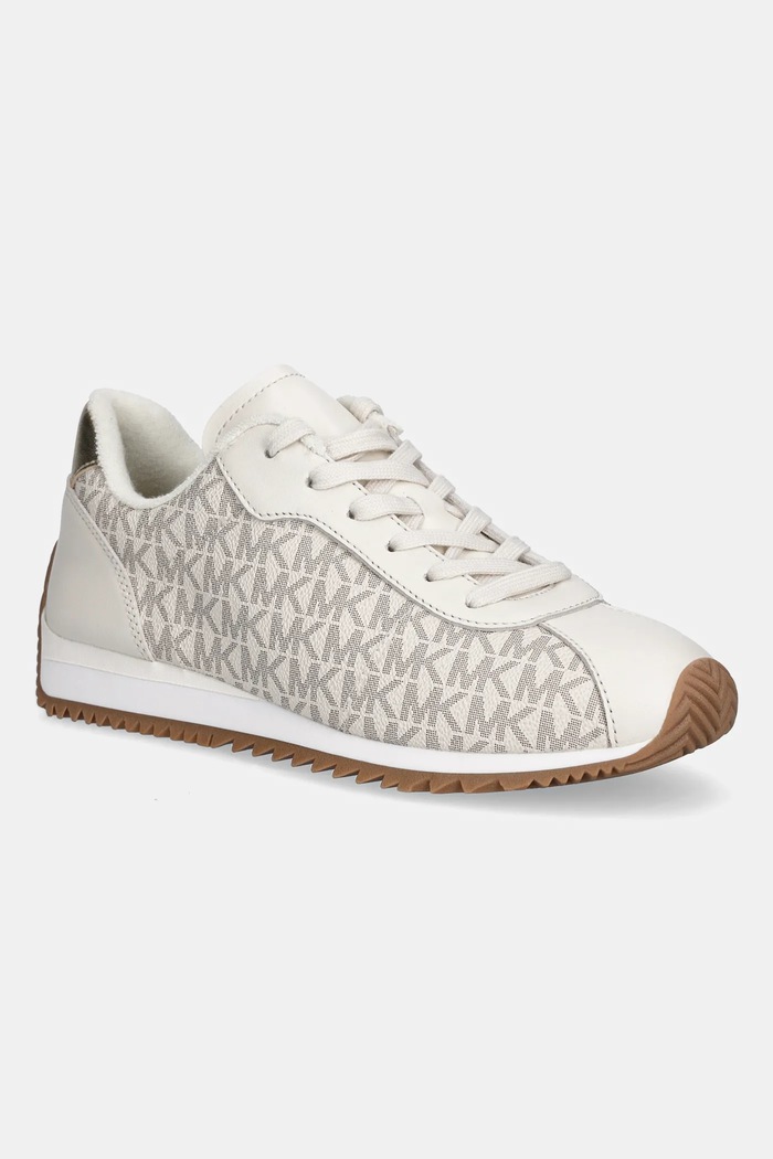 Tenisky MICHAEL Michael Kors Rhodes přírodní kůže béžová 43T5RHFS3L.150
