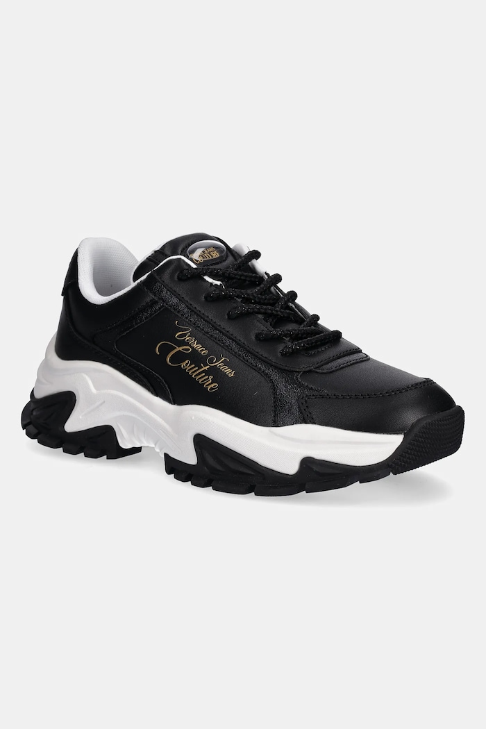 Tenisky Versace Jeans Couture imitácia kože čierna 79VA3SV6.ZPB29.899