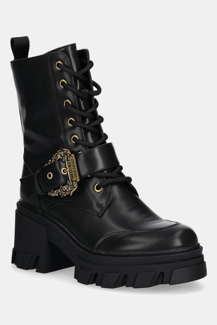 Členkové topánky Versace Jeans Couture stĺpikový čierna 79VA3S86.71570.899