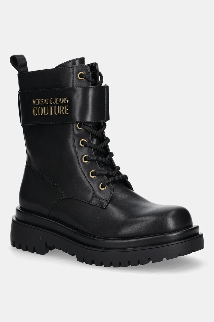 Workery Versace Jeans Couture platforma čierna 79VA3S64.71570.899