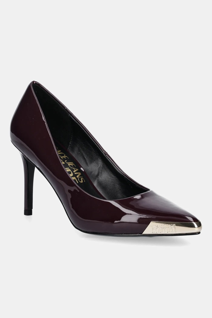 Versace Jeans Couture pantofi cu toc subțire violet 79VA3S50.ZS859.317