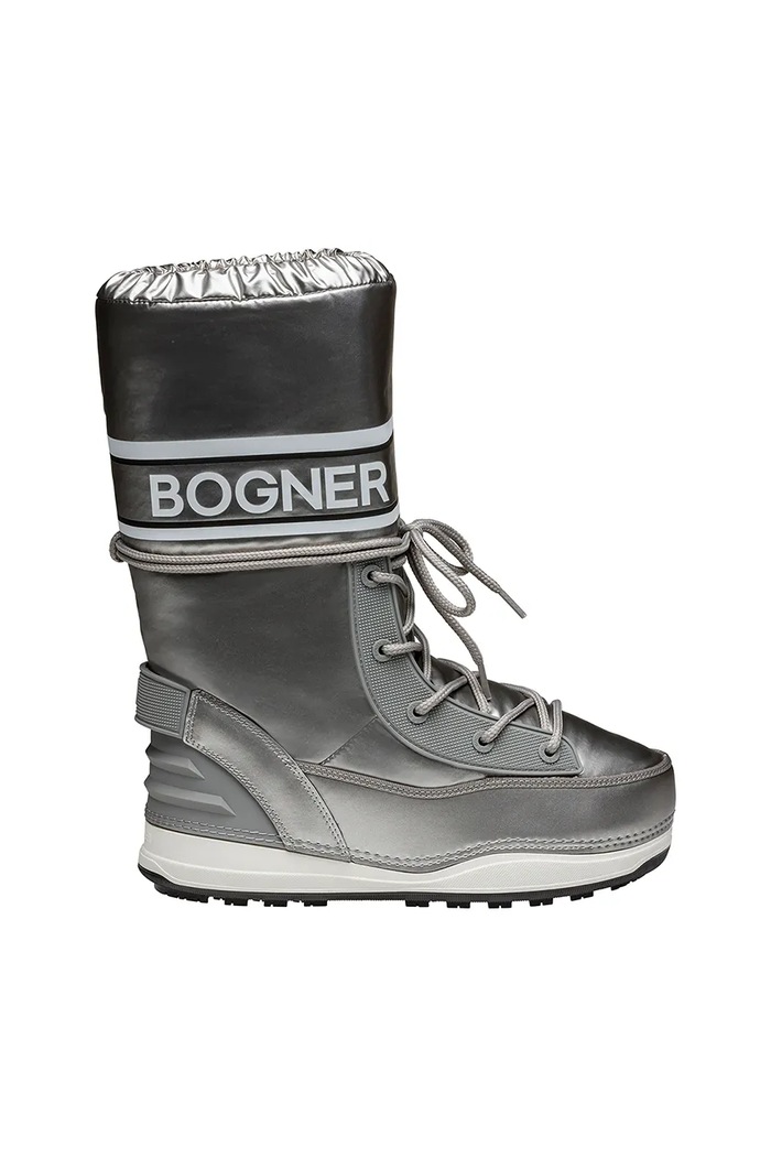 Snehule Bogner LES ARCS 7 A textilný strieborná 32547404