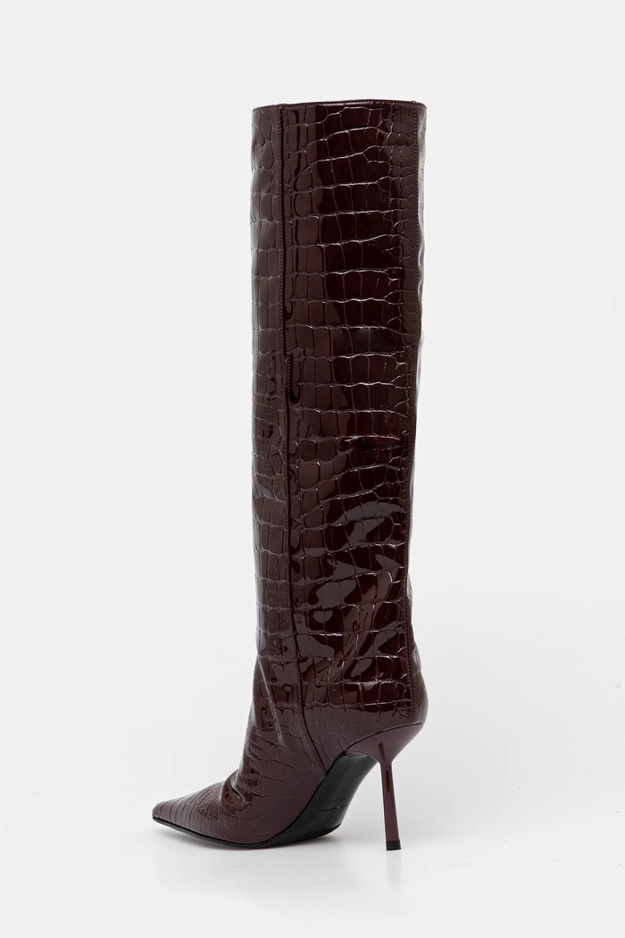 Obuwie Le Silla kozaki Stivale Bella 4236C080BLPPLYL160 bordowy