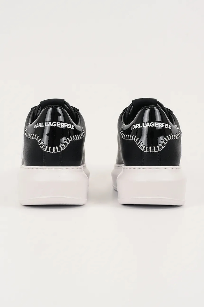 Obuv Kožené tenisky Karl Lagerfeld KAPRI KL62572A.000 čierna