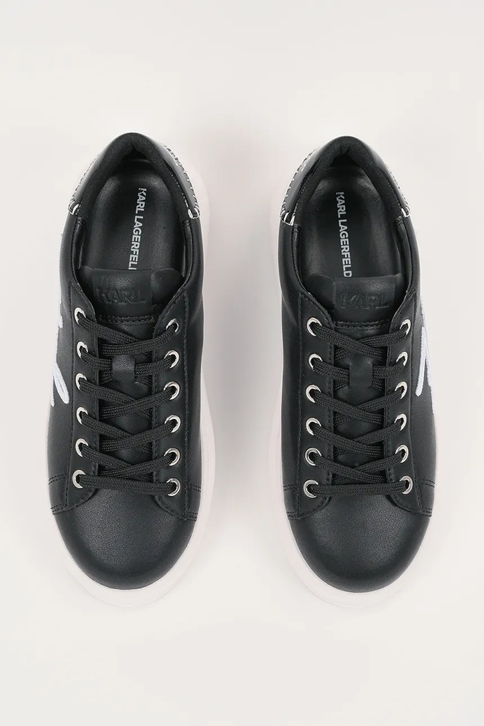 Kožené tenisky Karl Lagerfeld KAPRI čierna KL62572A.000