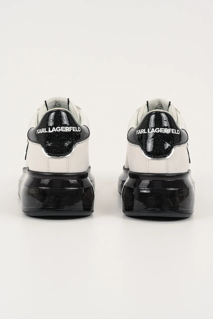 Scarpe Karl Lagerfeld sneakers in pelle KAPRI KUSHION KL62630N.010 bianco