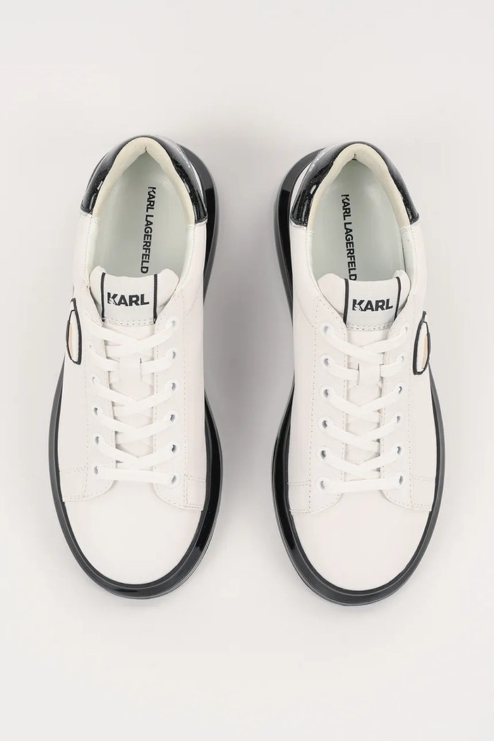 Karl Lagerfeld sneakers in pelle KAPRI KUSHION bianco KL62630N.010