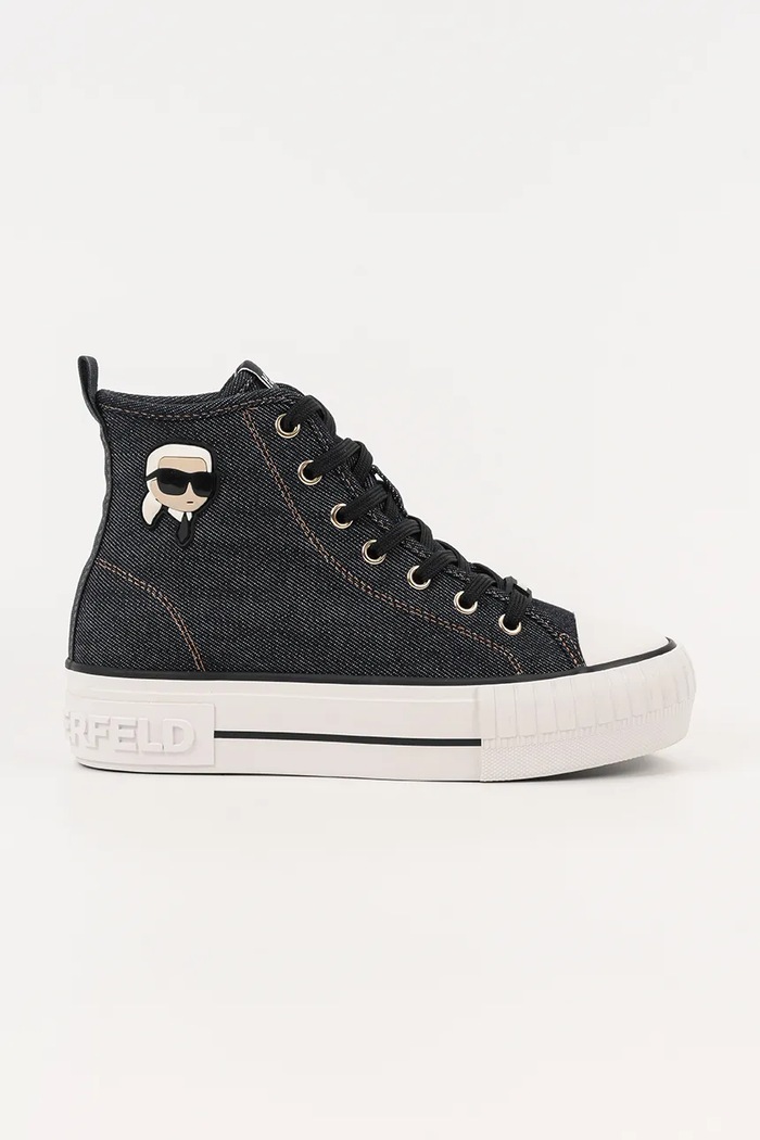 Tenisky Karl Lagerfeld KAMPUS MAX NFT platforma tmavomodrá KL60444D.DAA
